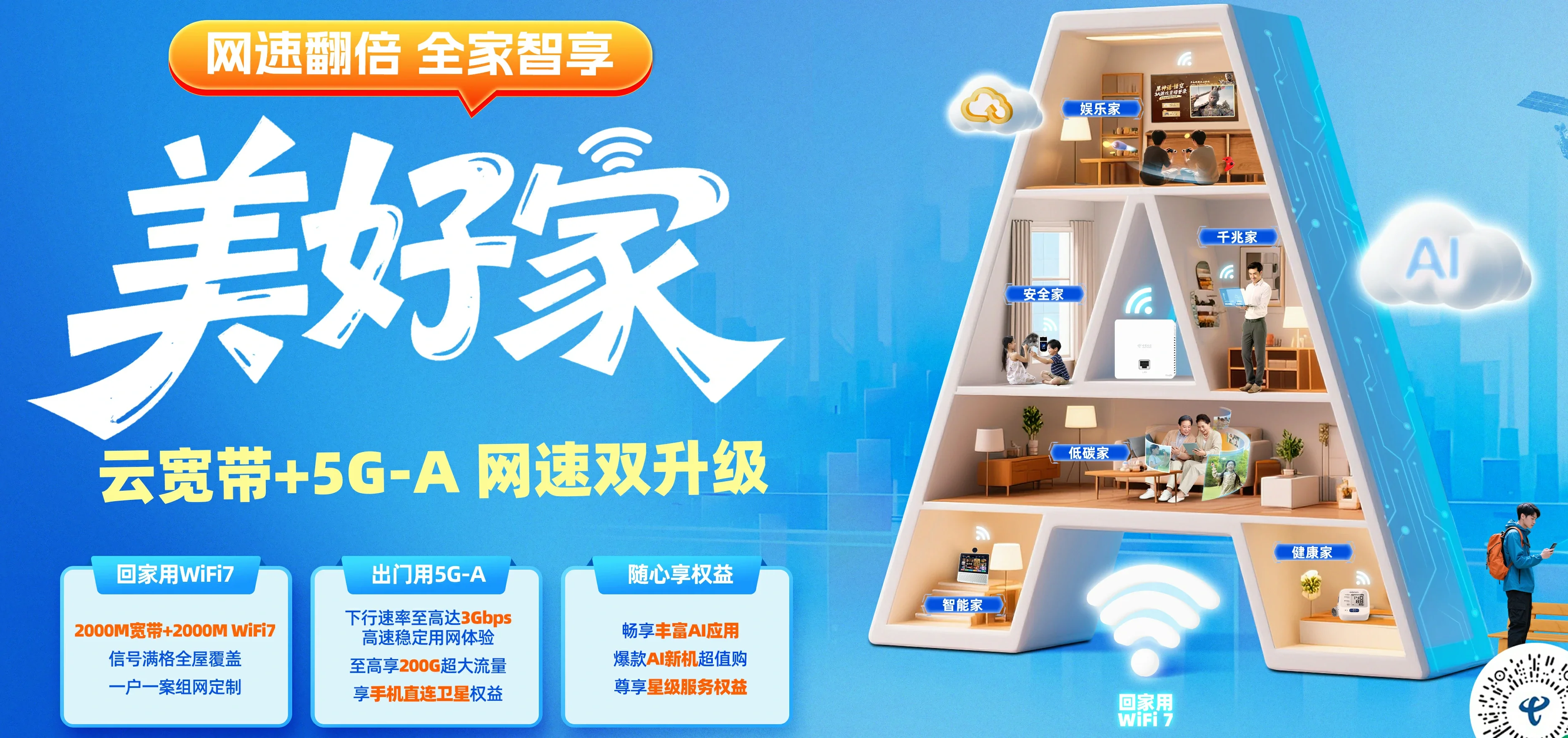 中国电信 鹤岗电信宽带 宽带套餐
